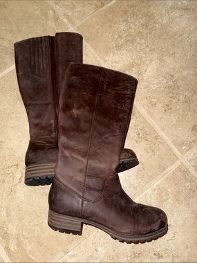 Clark’s Brown Leather Knee-High Boots